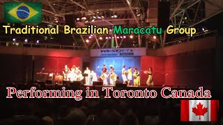 Brazilian Maracatu Group performing in Toronto Canada  Westjet Stage  Expressions of Brazil [upl. by Luhem]