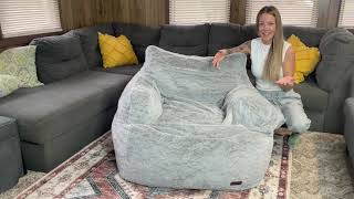 Best Memory Foam Bean Bag Chairs Bean Bag Sofavideo [upl. by Niki]