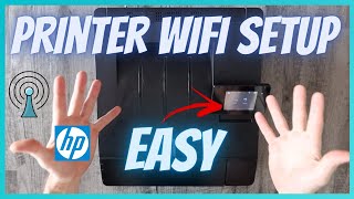 Hp Printer Wifi Setup 2 Ways  Easy Wireless Connection Tutorial [upl. by Stringer914]