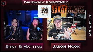 Metal couple interviews Jason Hook from the band Flat Black Ex FFDP  New Album out July 19th [upl. by Hinman]