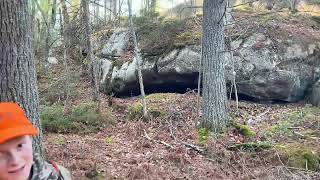 We found a bear cave is anyone home let’s go see [upl. by Eednahs880]