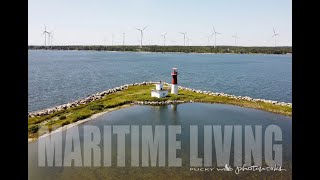 YARMOUTH NOVA SCOTIA AND BEYOND  MARITIME LIVING SHOT IN 4K [upl. by Alvy]