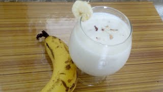 Banana milkshake banana milkshake recipe nicefoodskitchen [upl. by Punke937]