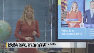 KRQE Weather Academy visits Monte Vista Elementary School [upl. by Lorimer]