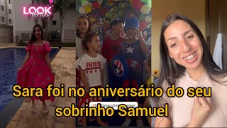 Sara Kellen foi no aniversário do seu sobrinho Samuel [upl. by Adiesirb348]