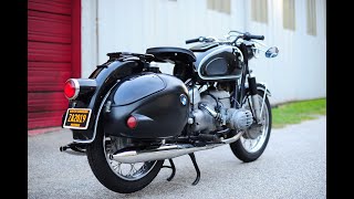 1964 BMW R502 cold start [upl. by Sheaff169]