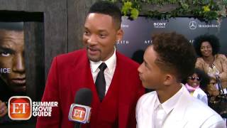 Jaden Smith Critiques His Dads Red Carpet Style [upl. by Ayanej463]