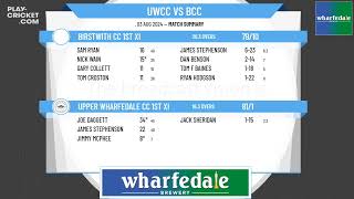 Upper Wharfedale CC 1st XI v Birstwith CC 1st XI [upl. by Nassir]