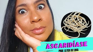 ASCARIDÍASE  Ascaris lumbricoides  PARASITOLOGIA  ENSINO SUPERIOR [upl. by Ateekram423]