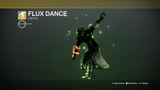 Showcasing The Mass Effect Flux Dance In Destiny 2 [upl. by Ecnav]