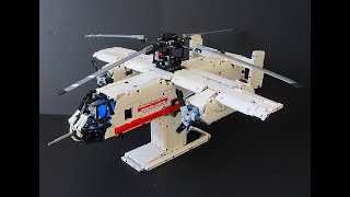 TC15 Lego Technic Fairey Rotodyne  The heliplane [upl. by Kinnie]