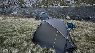 Nortent Vern 1 amp Hilleberg Soulo  Llyn Camp in Ogwen Valley [upl. by Catt]