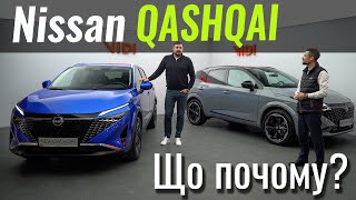 Оновлений Nissan Qashqai Порівнюємо Аcenta NConnecta Tekna і NDesign [upl. by Hanahs]