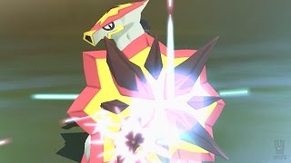 Pokemon Sun and Moon WiFi Battle Turtonator Turns His Back 1080p [upl. by Mirabel]