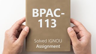 BPAC113 solved assignment 202425  BPAC113 solved assignment 2025  BPAC113 assignment [upl. by Yeneffit483]