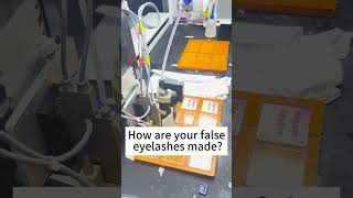 How eyelashes are made  Eyelash Dispensing Machine eyelashes extension eyelashes tutorial [upl. by Ellienad252]