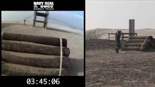 Obstacle Course Demo  Point of view helmet camera  SEALSWCCCOM [upl. by Assyn876]