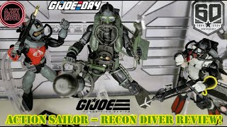 GI Joe Classified 60th Anniversary ACTION SAILOR RECON DIVER Review [upl. by Rahab650]