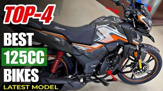 Top 4 Most Fuel Efficient 125cc Bikes in India 2024 🔥 for Mileage and Performance  OBD 2 models [upl. by Eimat985]