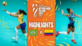 🇧🇷 BRA vs 🇨🇴 COL  Highlights Phase 1  Womens World Championship 2022 [upl. by Vinaya143]