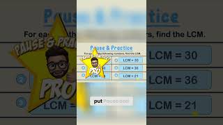 Ace Math Practice  How to Find the LCM of Numbers [upl. by Telfore]