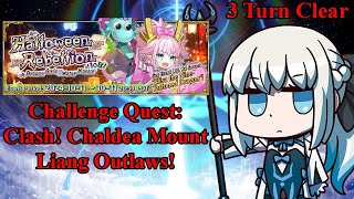 Halloween Rebellion of 108 Challenge Quest  3 Turn Clear feat Morgan  FateGrand Order [upl. by Avla]