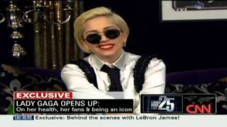 CNN Lady Gaga talks about her fans [upl. by Heinrike]