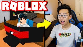 MAKING MY REAL LIFE BEDROOM INSIDE BLOXBURG Roblox [upl. by Ttekcirc]