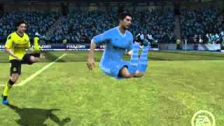 Fifa 12  Kolarov funny glitch [upl. by Nojram]