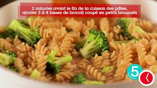 Salade de fusillis au brocoli et cheddar [upl. by Rumit]