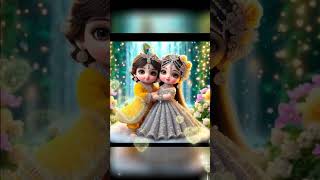 Mithi Mithi mere savre ki Murli baje ♥️ radhe Krishna ka romantic status ❤️ viral short video 😘 [upl. by Rech]