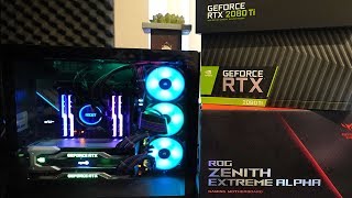 New Insane Threadripper 2950X Gaming PC Build RTX 2080TI SLI [upl. by Shields]