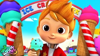 Ice Cream Song  Boo Boo Kids  Nursery Rhymes amp Kids Songs  Lellobee [upl. by Notfol]