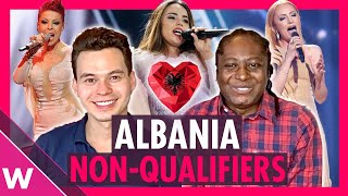 Albania Eurovision nonqualifiers  Our favourites [upl. by Anairdna556]