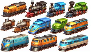 Top 20 Trains  Different Types of Railway Vehicles [upl. by Soinotna532]