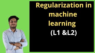 Regularization in machine learning  L1 and L2 Regularization  Lasso and Ridge Regression [upl. by Nalahs515]