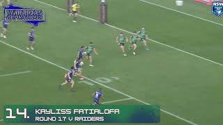 JERSEY FLEGG TOP TRIES PART I  NZ WARRIORS [upl. by Mika942]