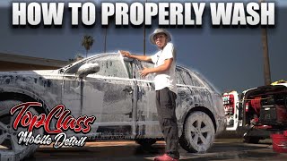 HOW I WASH MY CLIENTS CARS  TOPCLASS DETAIL [upl. by Uriiah]