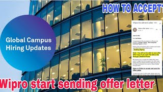 How to accept wilp Wipro offer letter  Wipro wilp updates 2022  Wipro Technical Guruji [upl. by Anyahc]