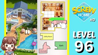 Screw Home Level 96 Solution Walkthrough [upl. by Venuti]