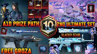 A10 Prize Path Leaks  Glacier ScarLUpgrade Snowstar Ultimate Luckyspin  Free Groza Upgrade Skin [upl. by Eugenides882]