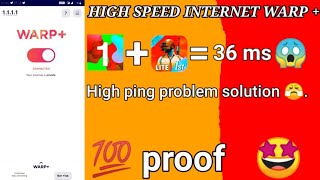 1111 vpn high ping 😓 problem solution 😤 warp  unlimited free🥳 premium 😍 100 proof [upl. by Anelaj]