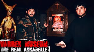 OVERNIGHT in WARREN MUSEUM with THE REAL ANNABELLE  Most Haunted Place on Earth [upl. by Cataldo]