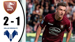 Salernitana vs Verona 21 All Goals amp Highlights 09102022 HD [upl. by Surad956]