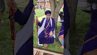 Sant Giani Sher Singh ji Toronto Tour 2024 gianishersinghji nihangsingh aarti gatka buddhadal [upl. by Broadbent]