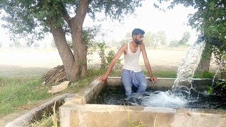 Day1 Tubewell Swimming Vlog in village Pakistan 2024 [upl. by Pearl808]