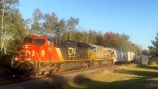 Railfanning in Exeland WI on the Superior sub on 92924 [upl. by Devona]