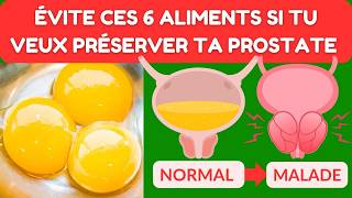 Les 6 Pires Aliments á éviter pour la Prostate – Protégezvous dès Maintenant [upl. by Hamlet]