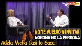 No soportó Adela Micha a Noroña en entrevista no le gustó que tocará a Xóchitl Gálvez [upl. by Anytsirhc]