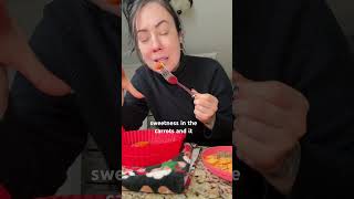 Air fried carrots yummy easy snack toddler friendly sahm recipes kitchen cooking healthyrecipes [upl. by Ojoj347]